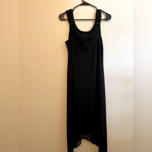 Size 14 black dress sleeveless with rhinestone details